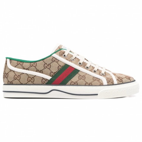 Gucci Tennis 1977 Beige / Ebony Original GG Canvas